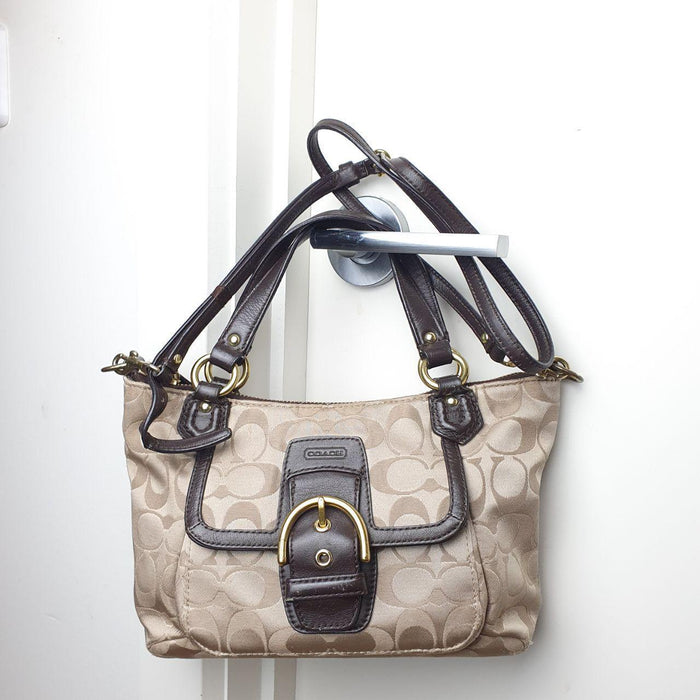 Authentic Coach 2Way Signature Mini Soho Campbell Shoulder Bag