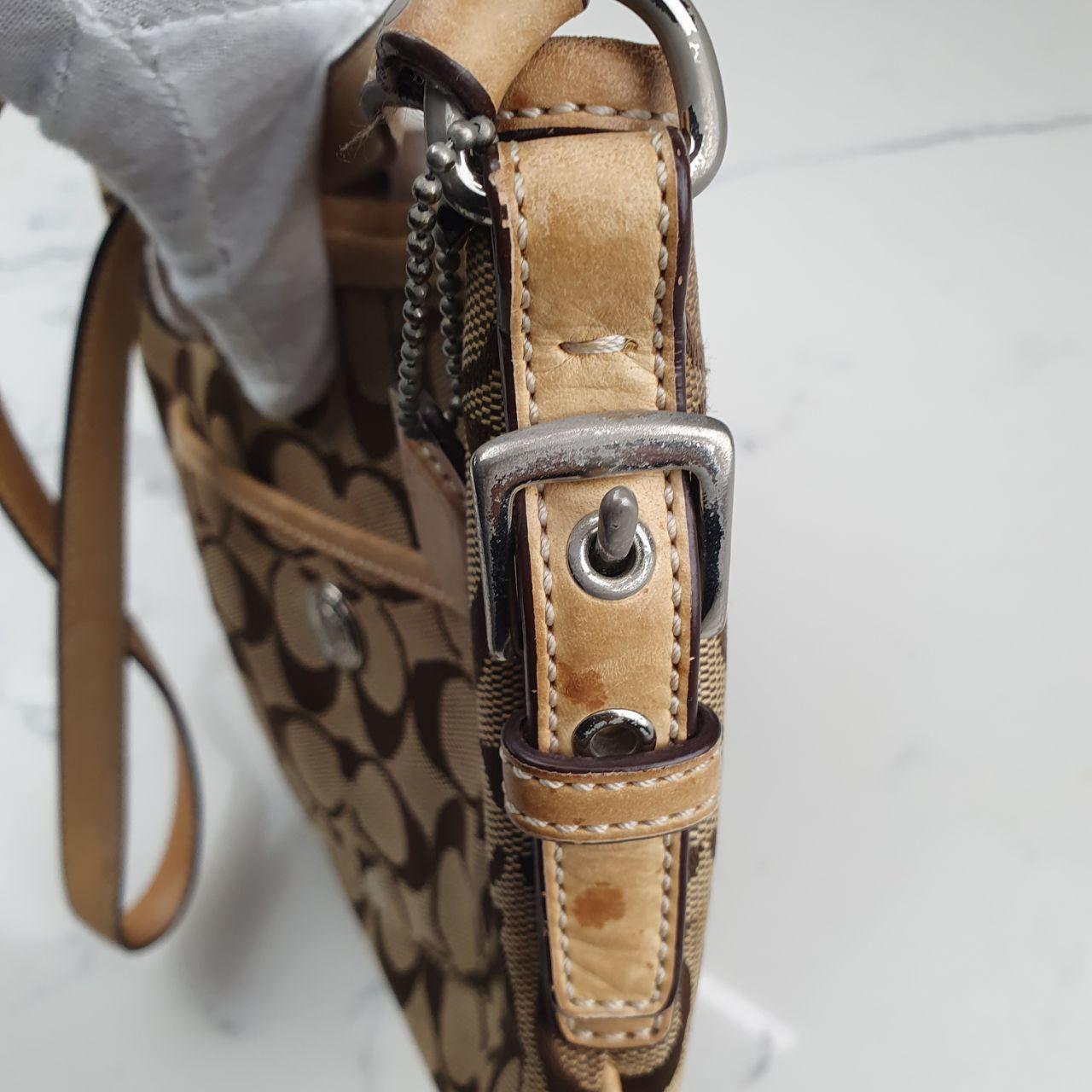 Coach Signature Canvas Crossbody Bag in Brown