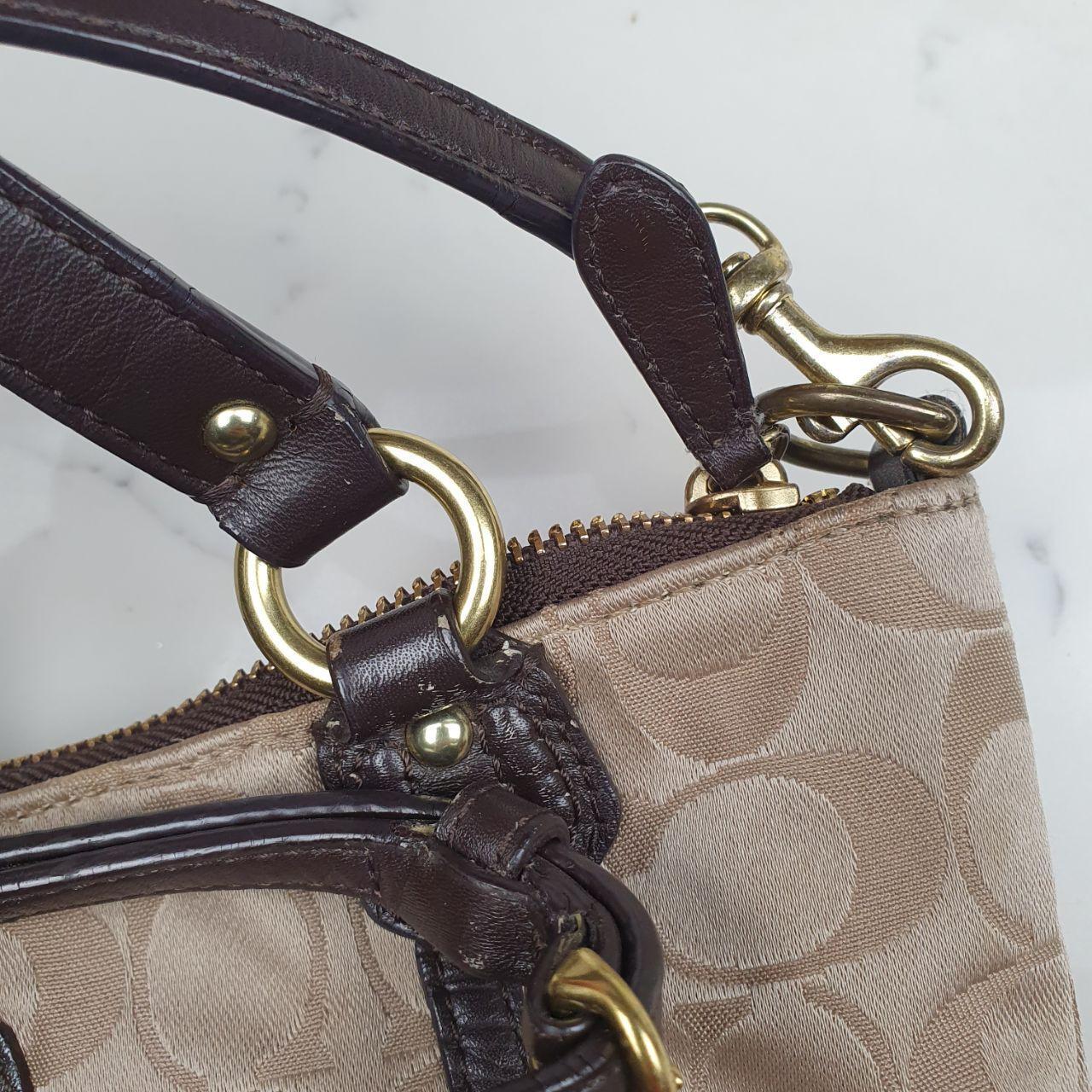 Authentic Coach 2Way Signature Mini Soho Campbell Shoulder Bag