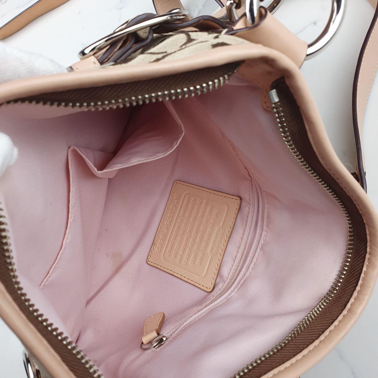 Coach Signature Canvas and Leather Crossbody Bag