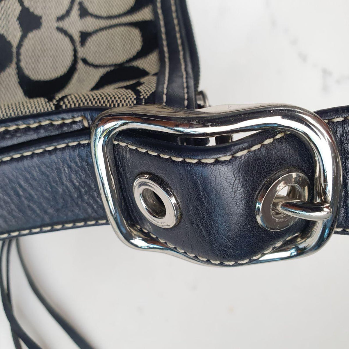 Coach Signature Canvas and Leather Crossbody Bag