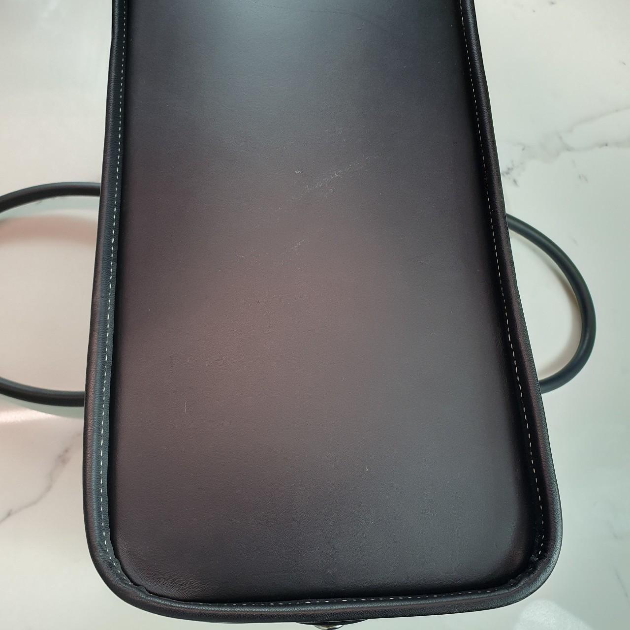 Authentic Coach black and grey signature satchel bag