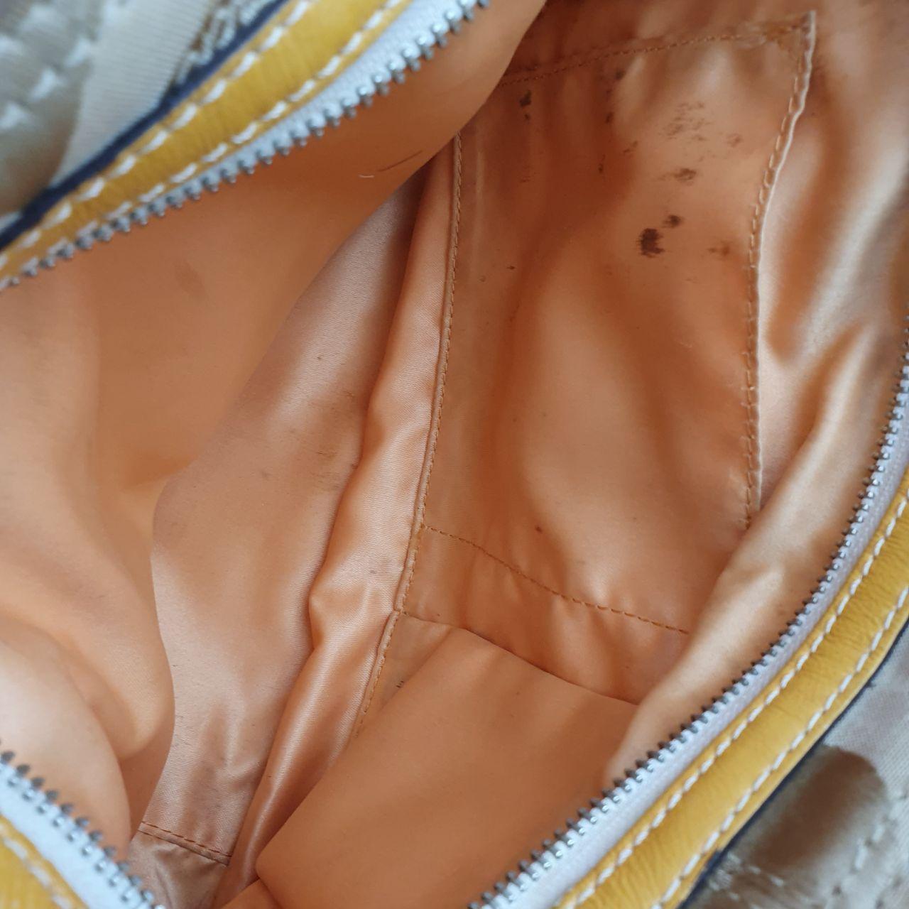 Authentic Coach Vintage HoBo Bag Beige/Gold with peach lining B1073-14305