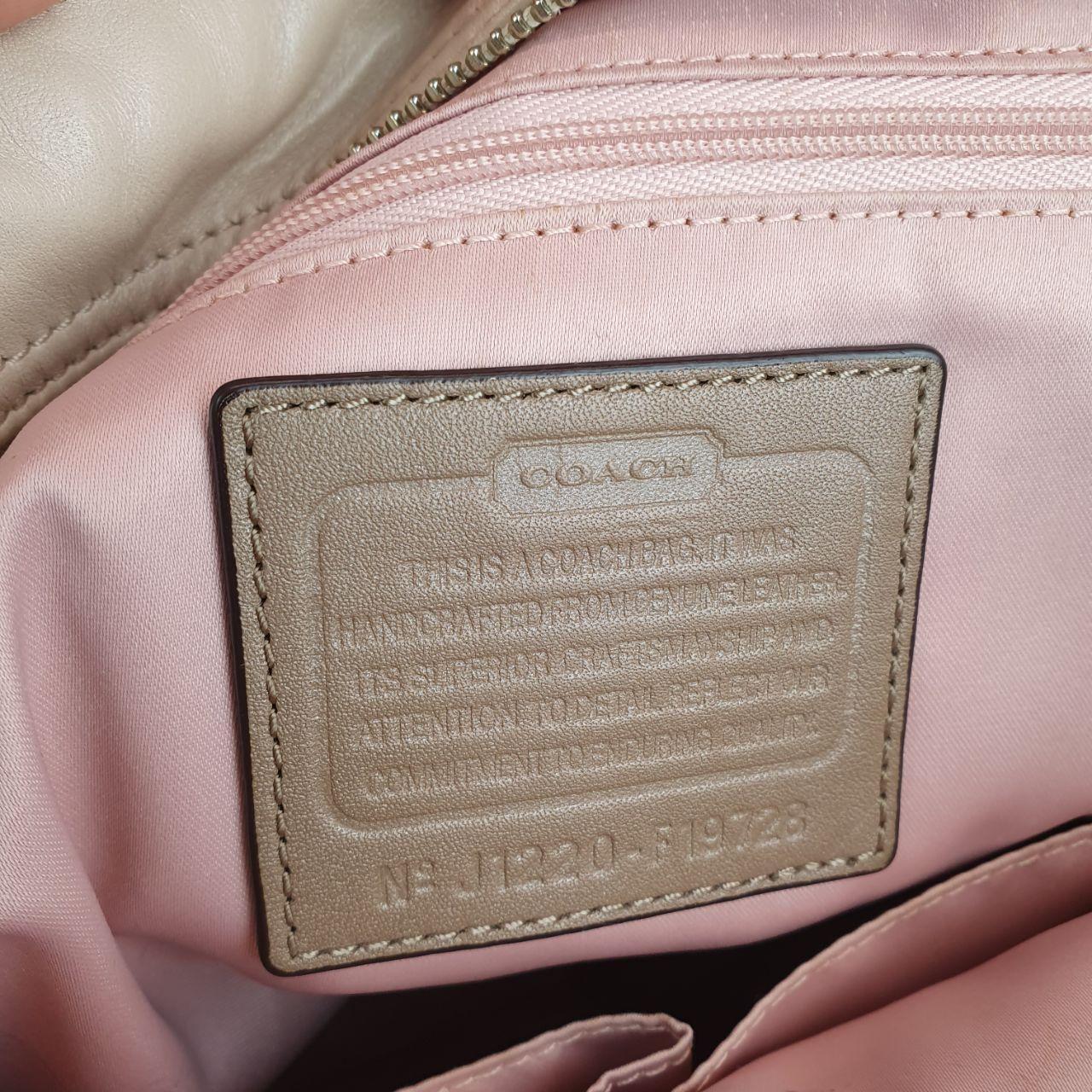 Authentic Coach Leather Carryall Tote Bag (F19728)