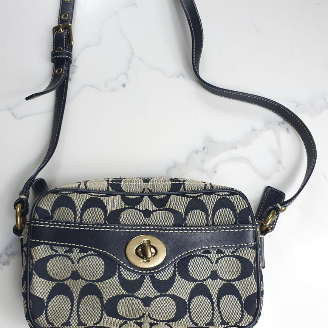 Authentic Coach black crossbody bag