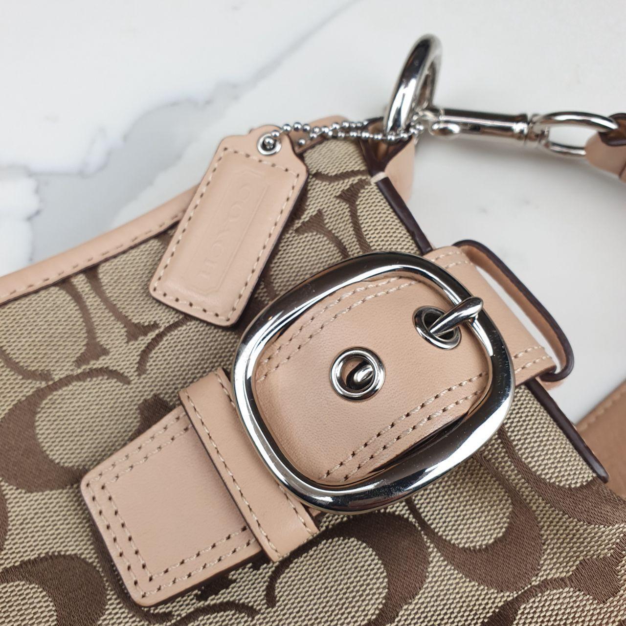 Coach Signature Canvas and Leather Crossbody Bag