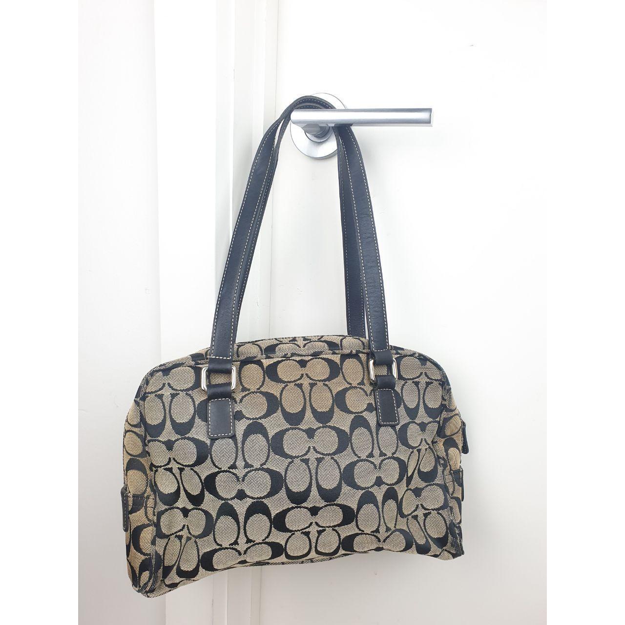 COACH SIGNATURE SMALL HAMPTON SOHO SHOULDER SATCHEL 6846