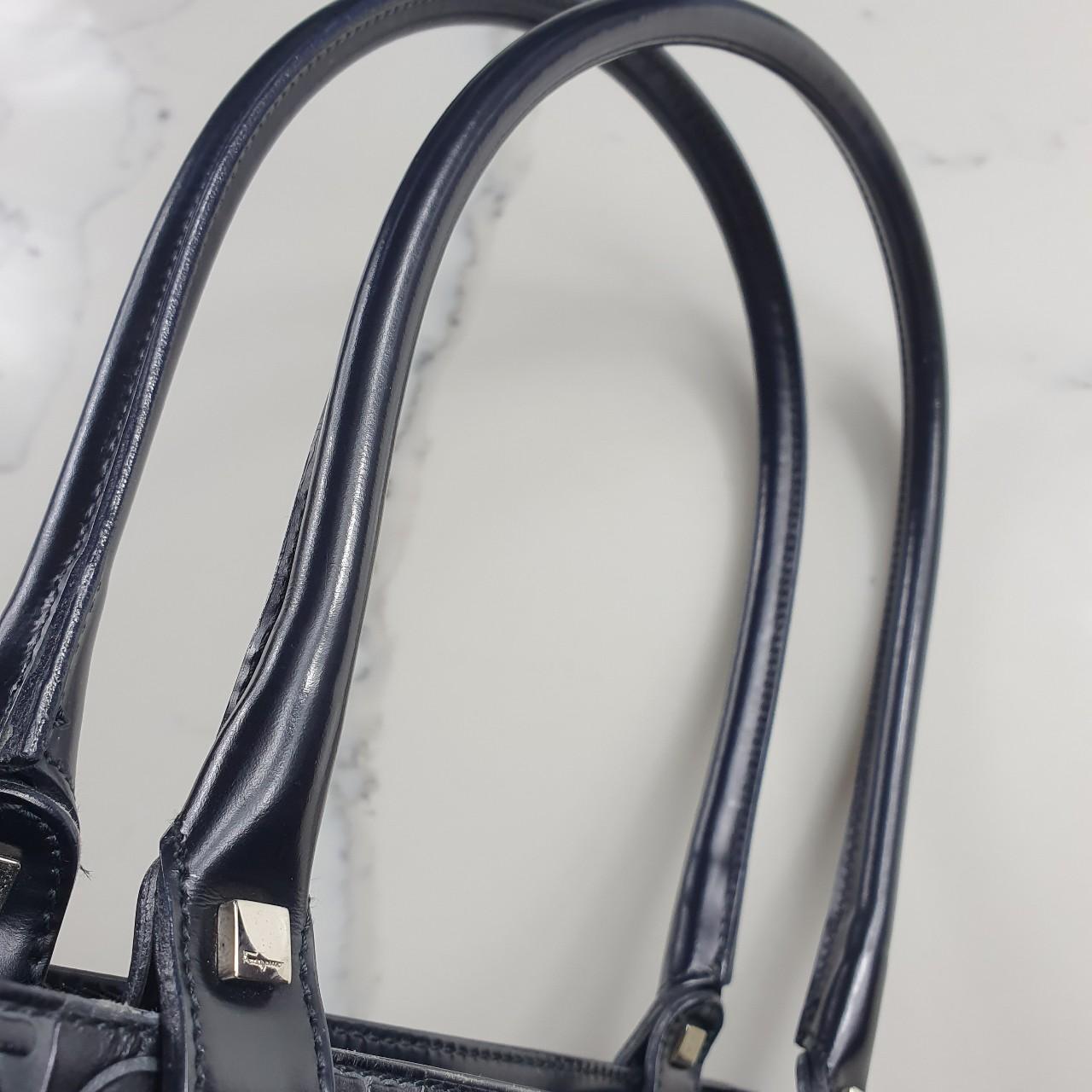 Authentic Salvatore Ferragamo Black  shoulder bag made in Italy