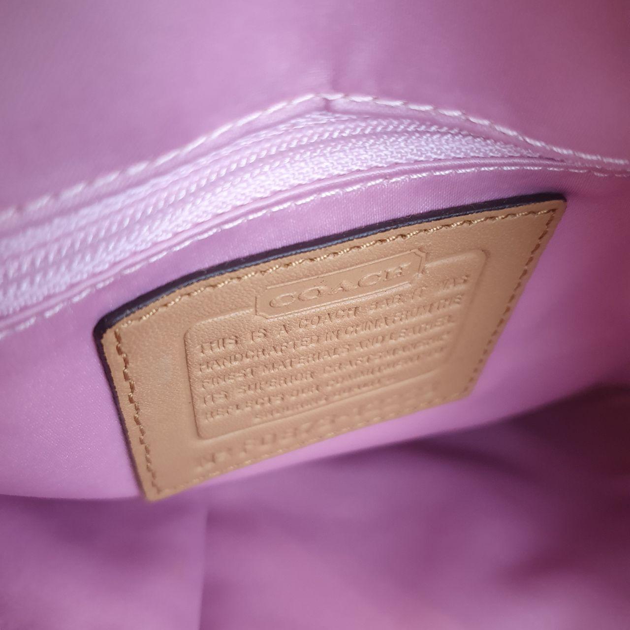 Coach Signature Canvas and Leather Hobo Shoulder Bag