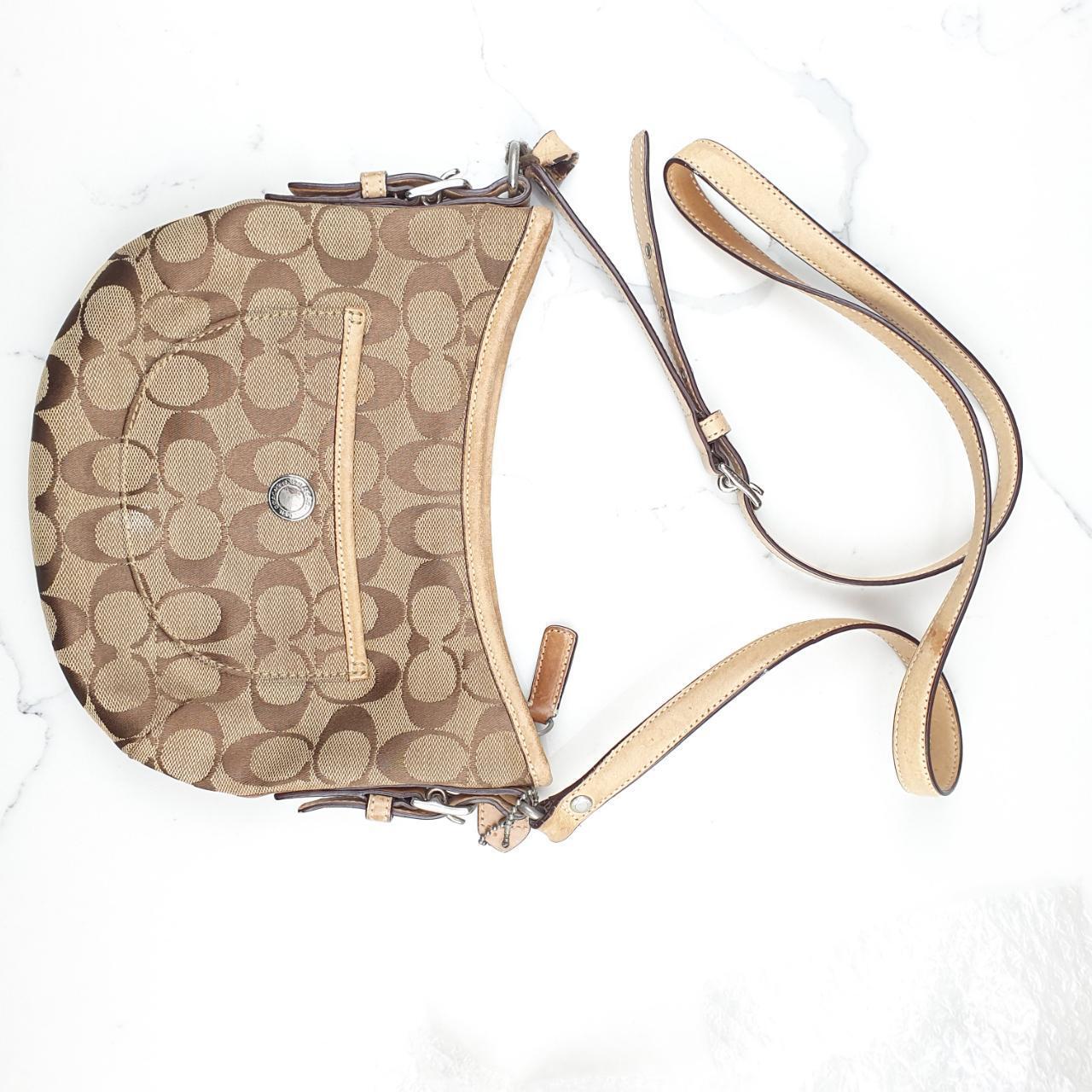 Coach Signature Canvas Crossbody Bag in Brown