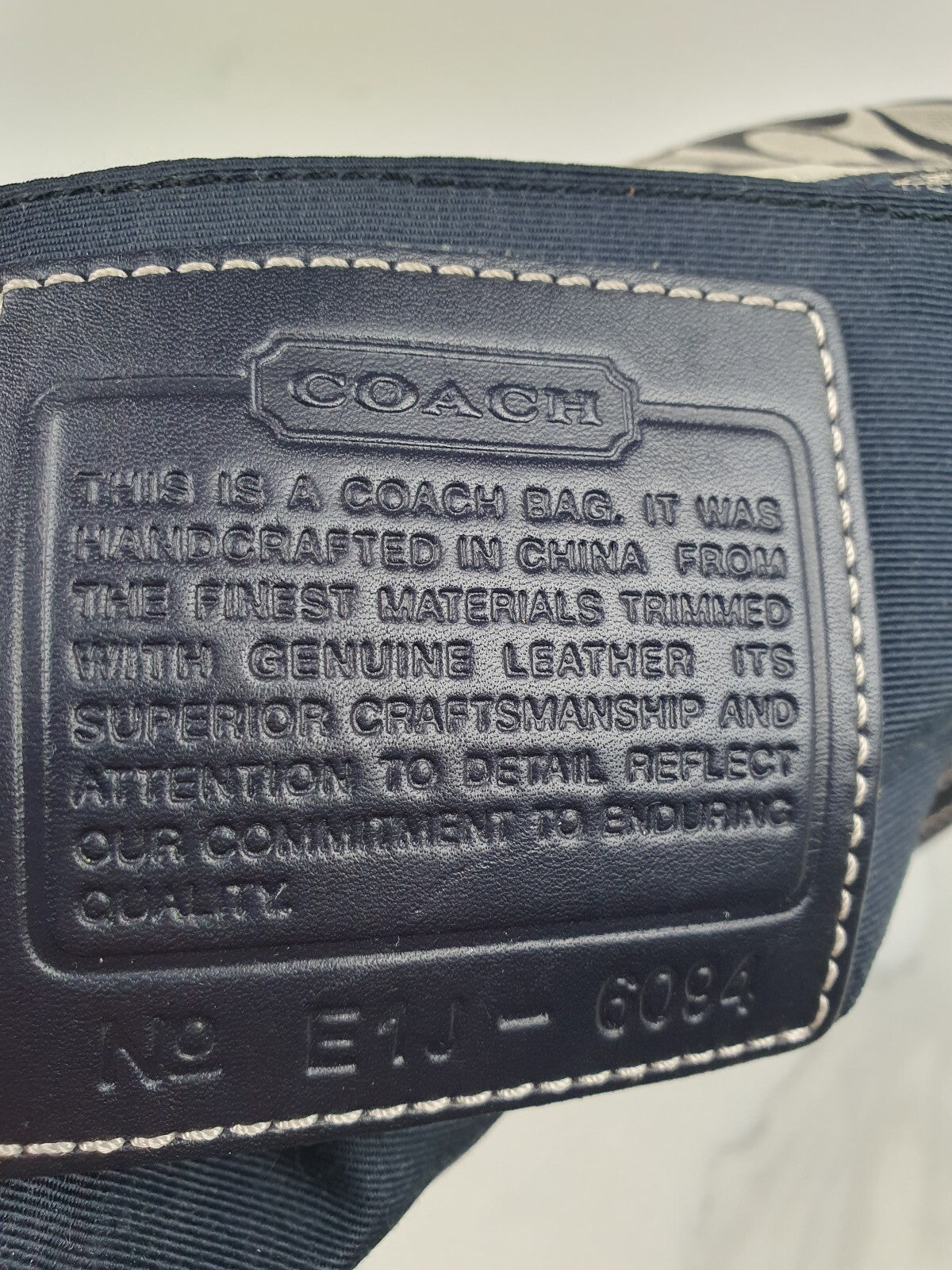 Coach Signature Canvas and Leather Small Shoulder Bag