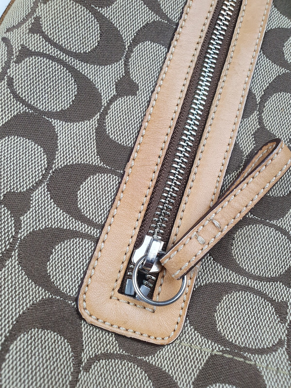 Coach Signature Canvas and Leather Crossbody Bag