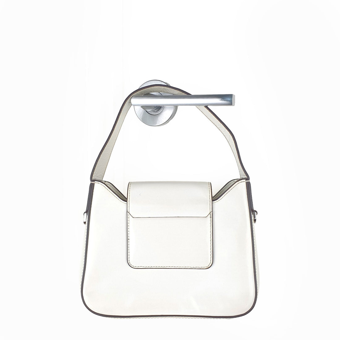 Kate Spade Cream White Patent Leather Shoulder Bag