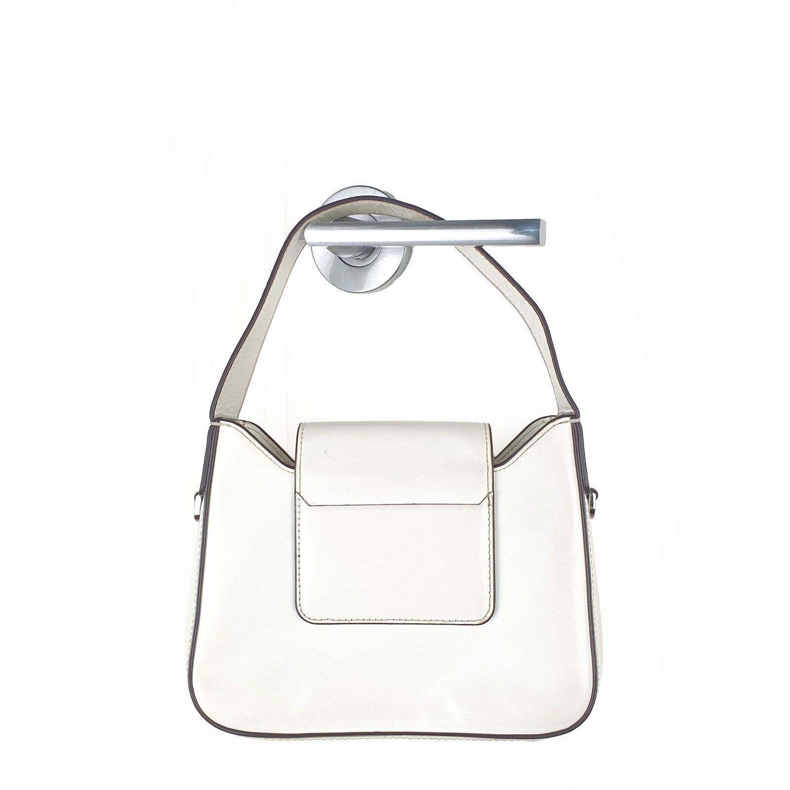 Kate Spade Cream White Patent Leather Shoulder Bag
