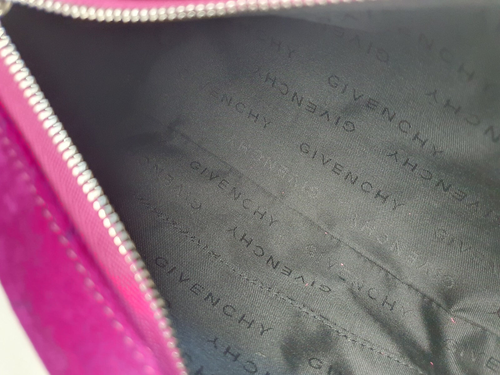 Givenchy Vintage Pink Suede Shoulder Bag