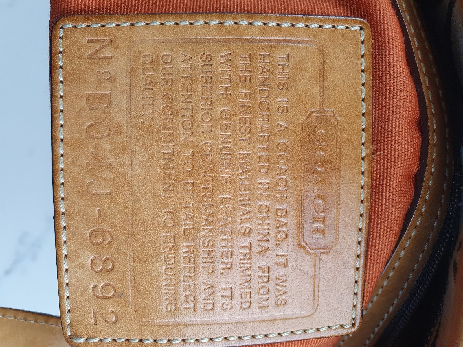 Coach Vintage Signature Canvas and Leather Tote Bag