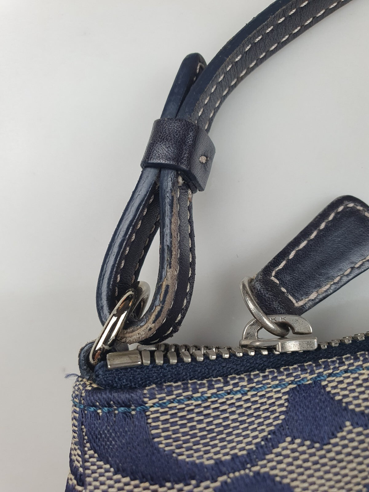 Coach Signature Canvas and Leather Small Shoulder Bag