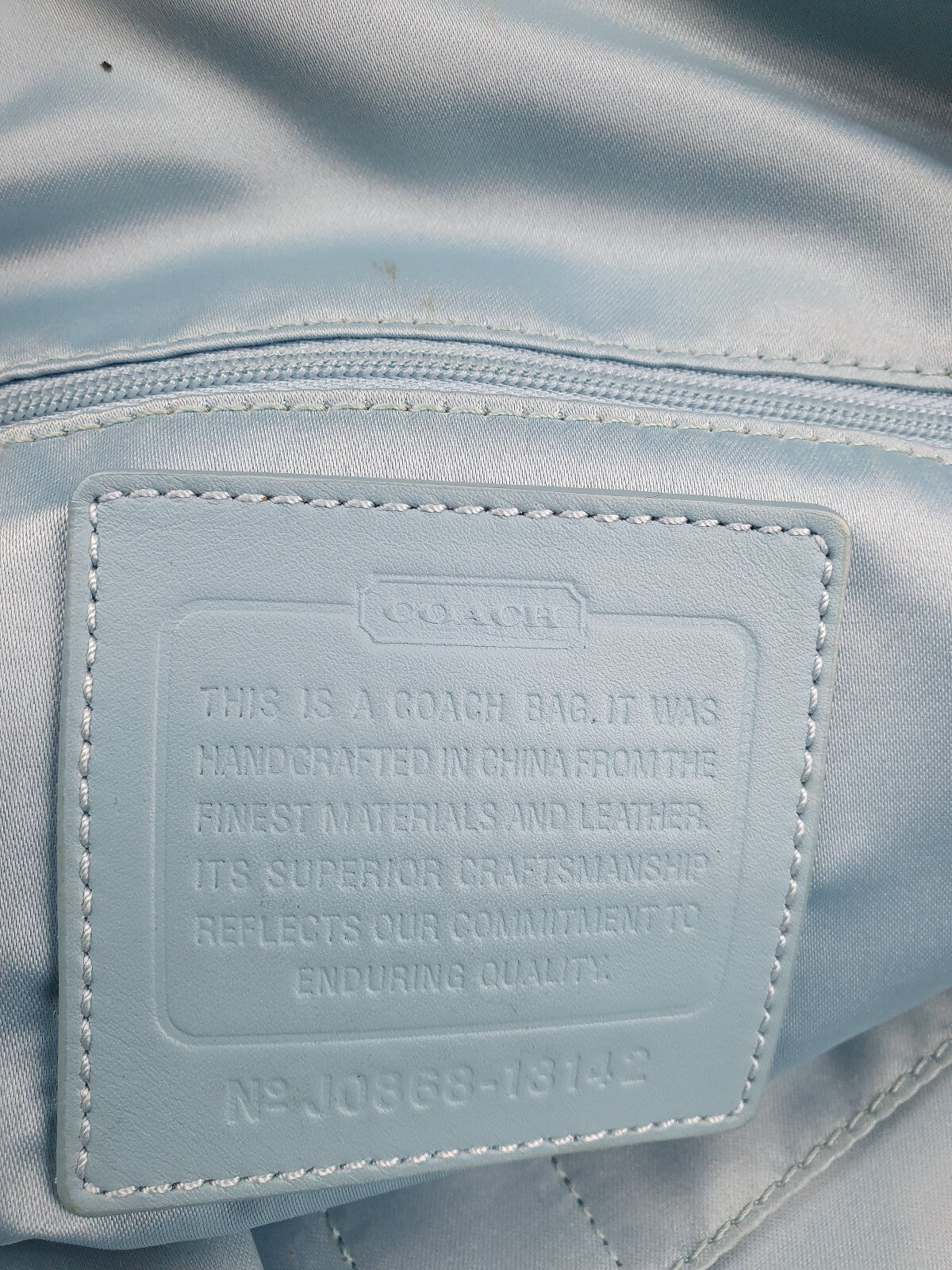 Coach Signature C Canvas Tote Bag with Leather Straps
