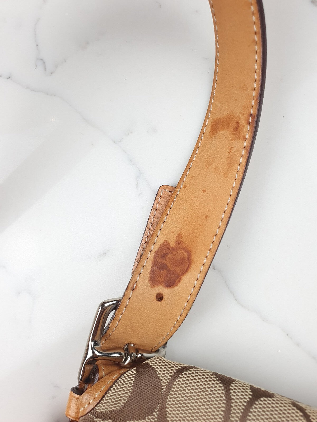 Coach Signature Canvas and Leather Crossbody Bag