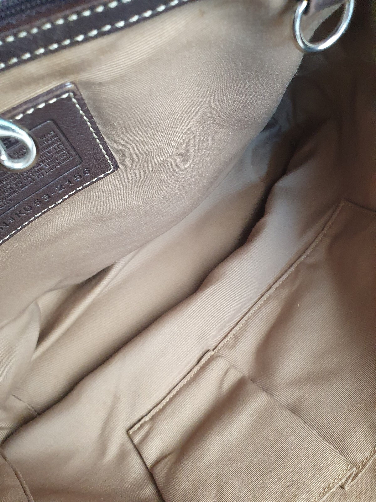 Coach Signature Canvas and Leather Shoulder Bag