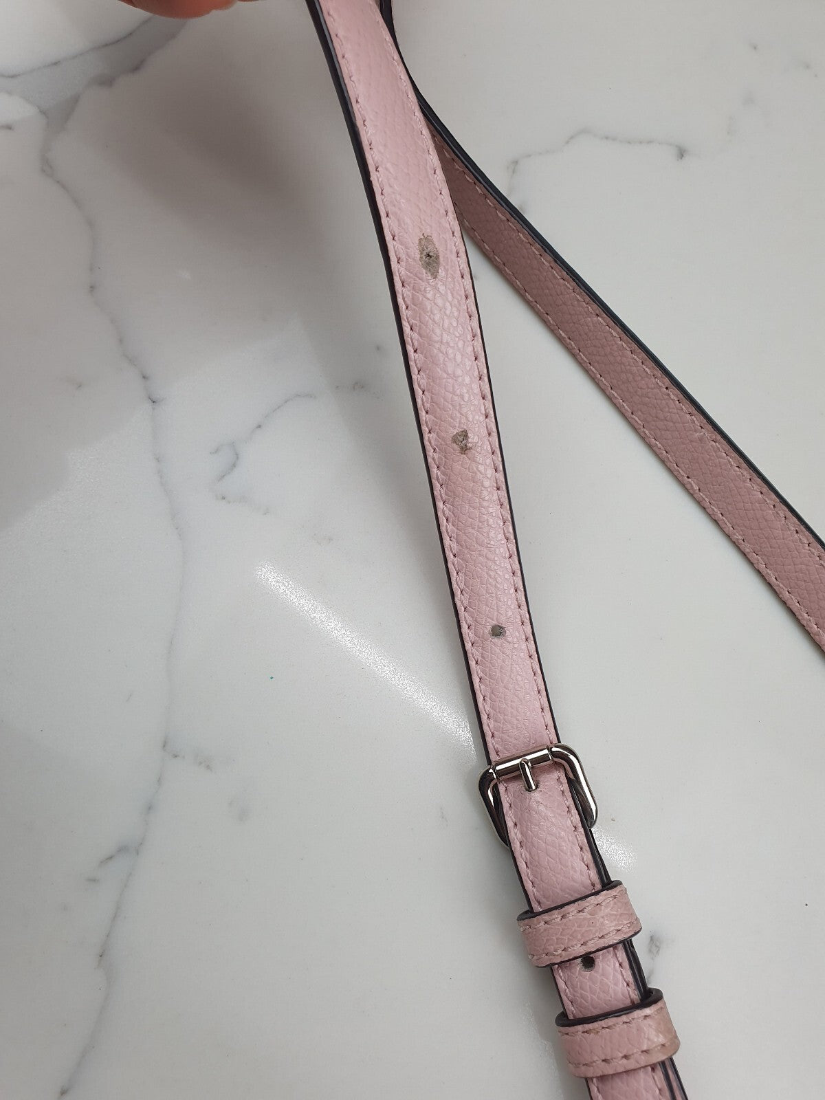 Coach Signature Canvas and Leather Satchel Handbag in Pink and Beige