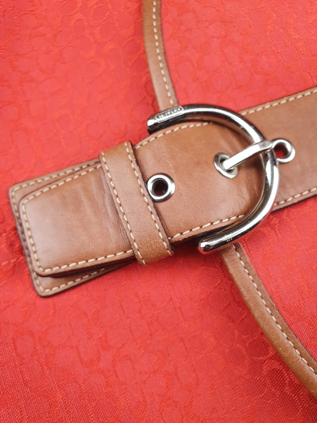 VERY RARE Coach Vintage Red Messenger Bag Purse Crossbody