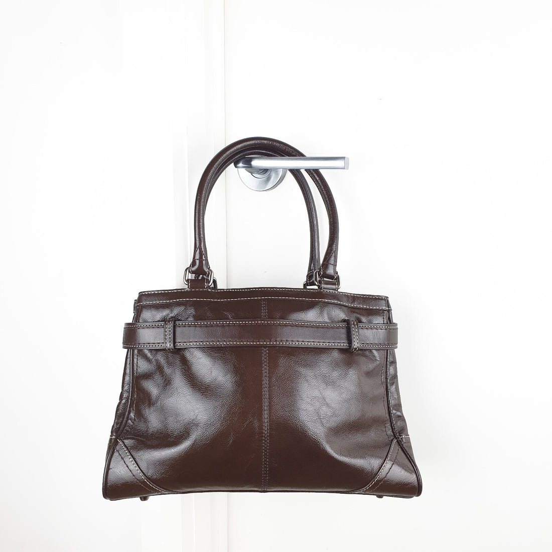 Coach Vintage Brown Genuine Leather Handbag