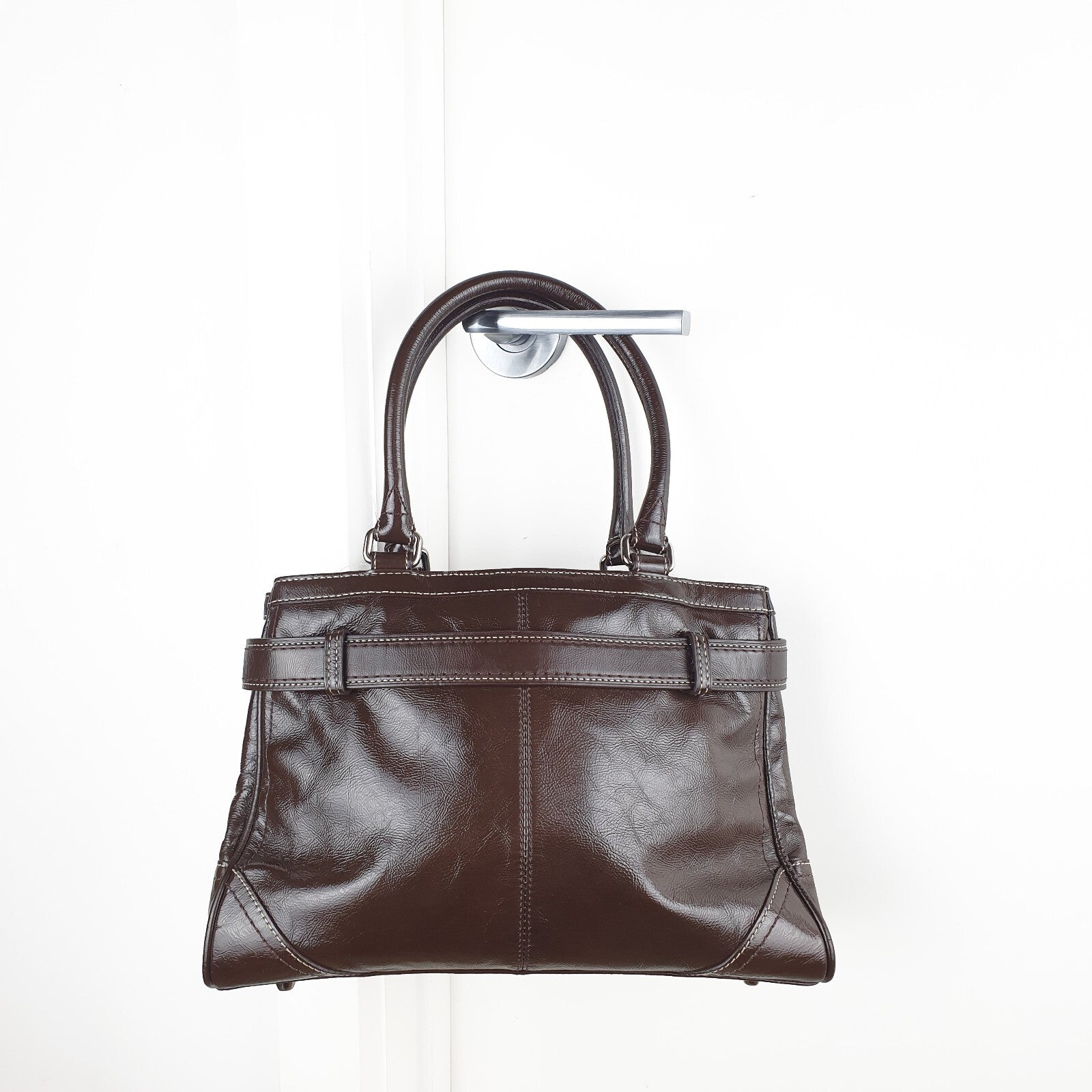 Coach Vintage Brown Genuine Leather Handbag