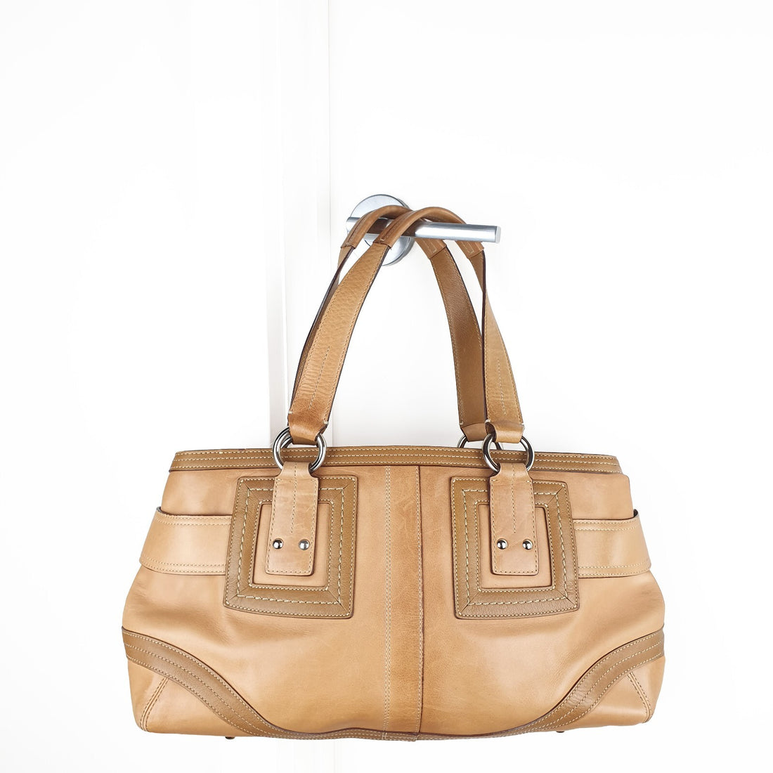 Coach Natural Glove Tanned Leather Soho Tote Shoulder Bag
