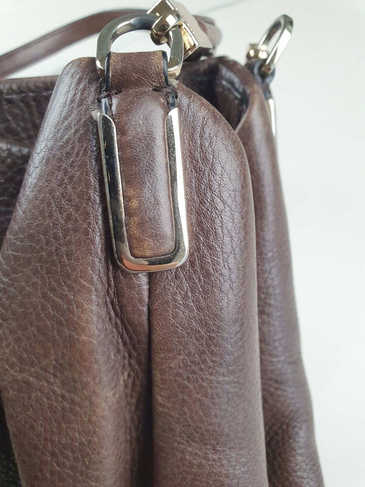 Coach Brown Leather Hobo Shoulder Bag