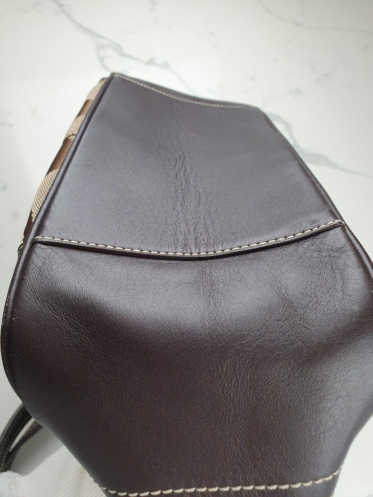 Coach Signature Canvas and Leather Shoulder Bag