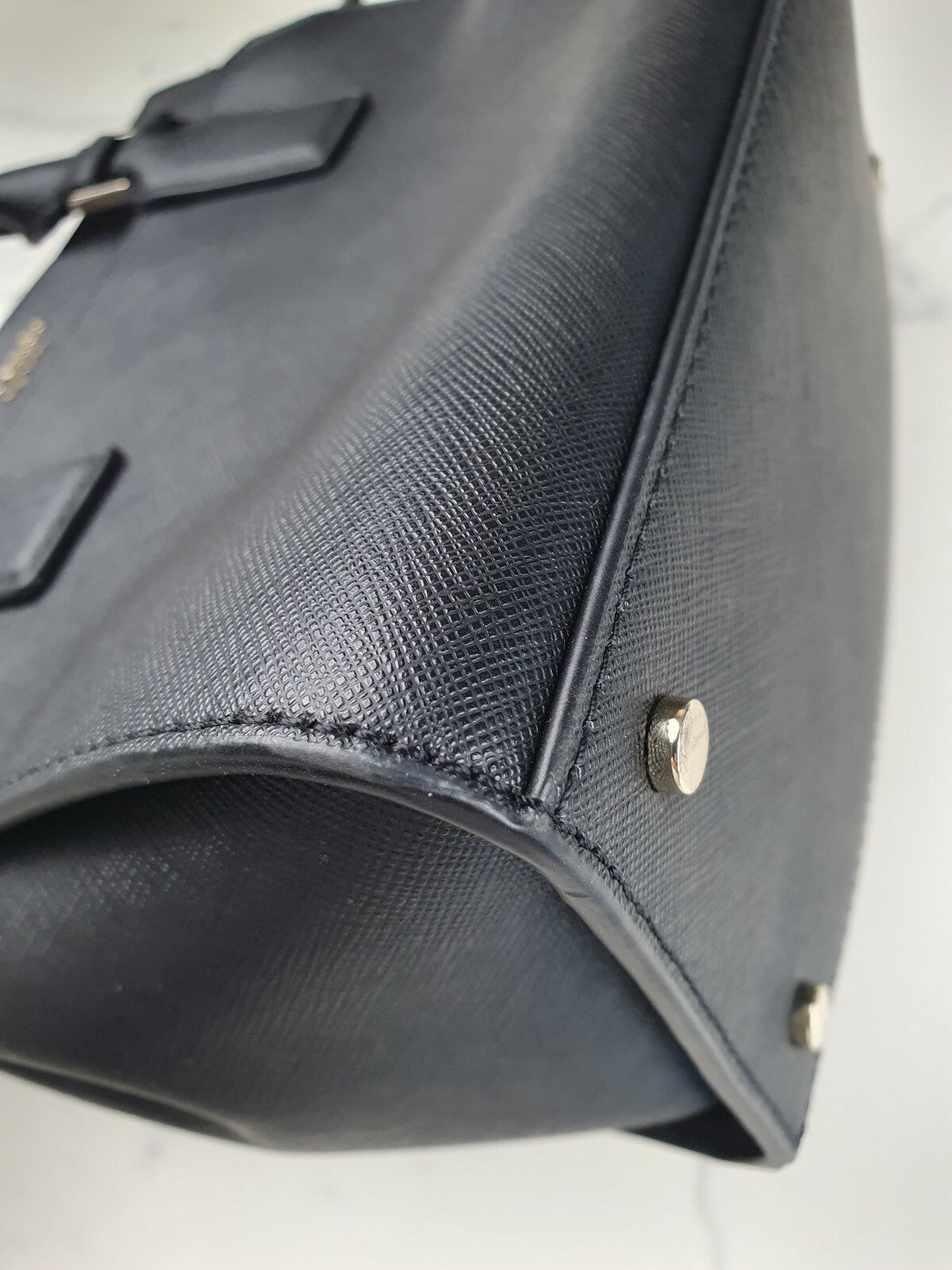 Kate Spade Black Saffiano Leather Satchel Bag