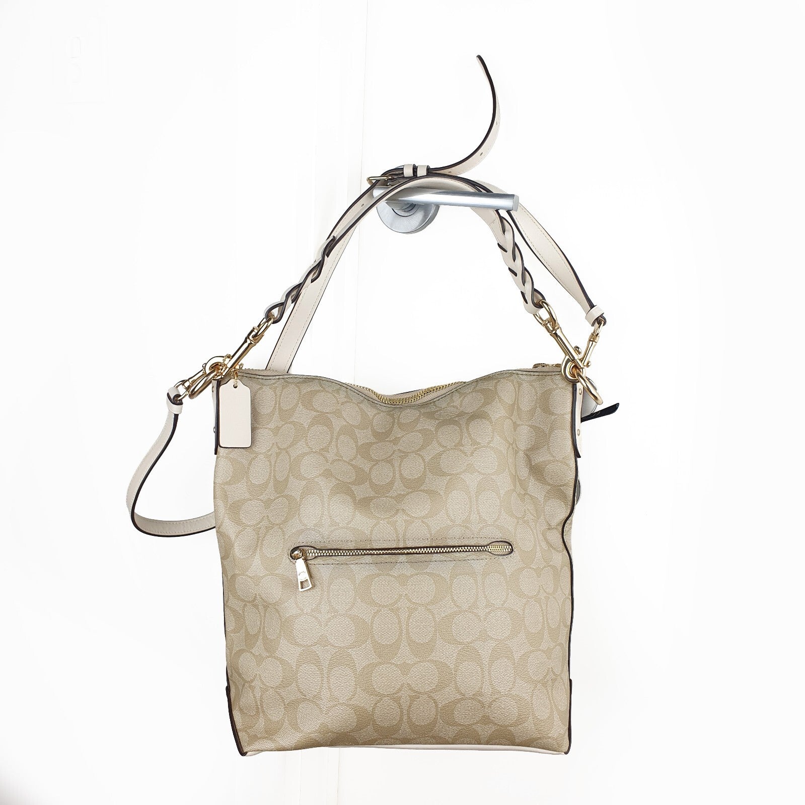Coach Abby Duffle/handbag In Signature Canvas