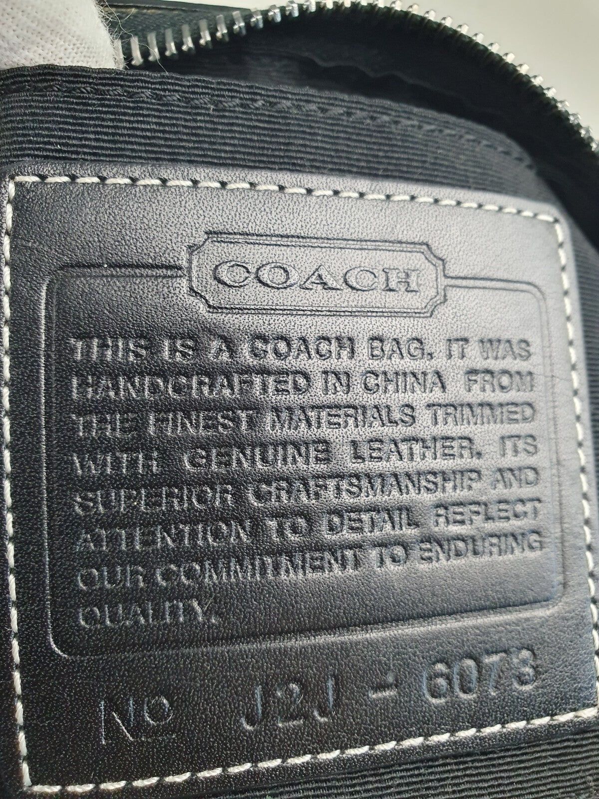 Coach Signature Canvas Crossbody Bag with Leather Trim
