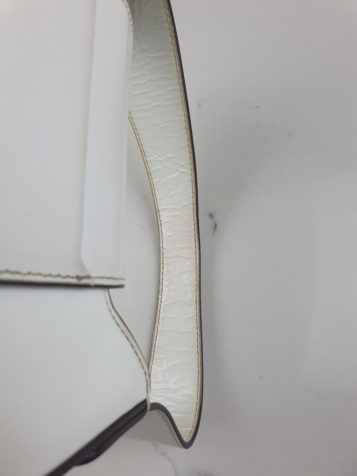 Kate Spade Cream White Patent Leather Shoulder Bag