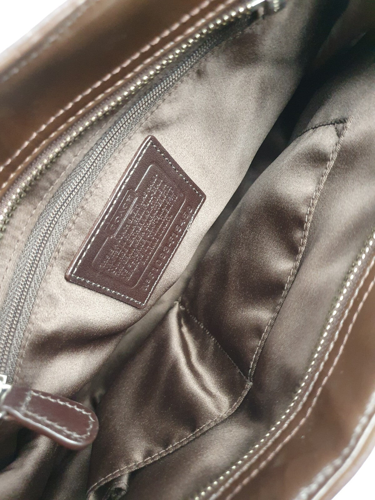 Coach Vintage Brown Genuine Leather Handbag
