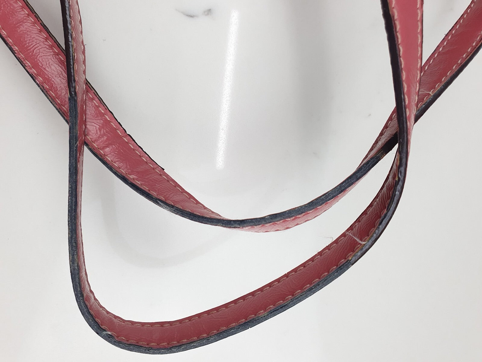 Coach Vintage Tote Bag with Signature Canvas and Pink Leather Trim