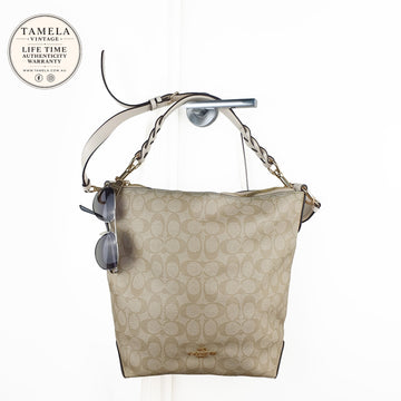 Coach Abby Duffle/handbag In Signature Canvas