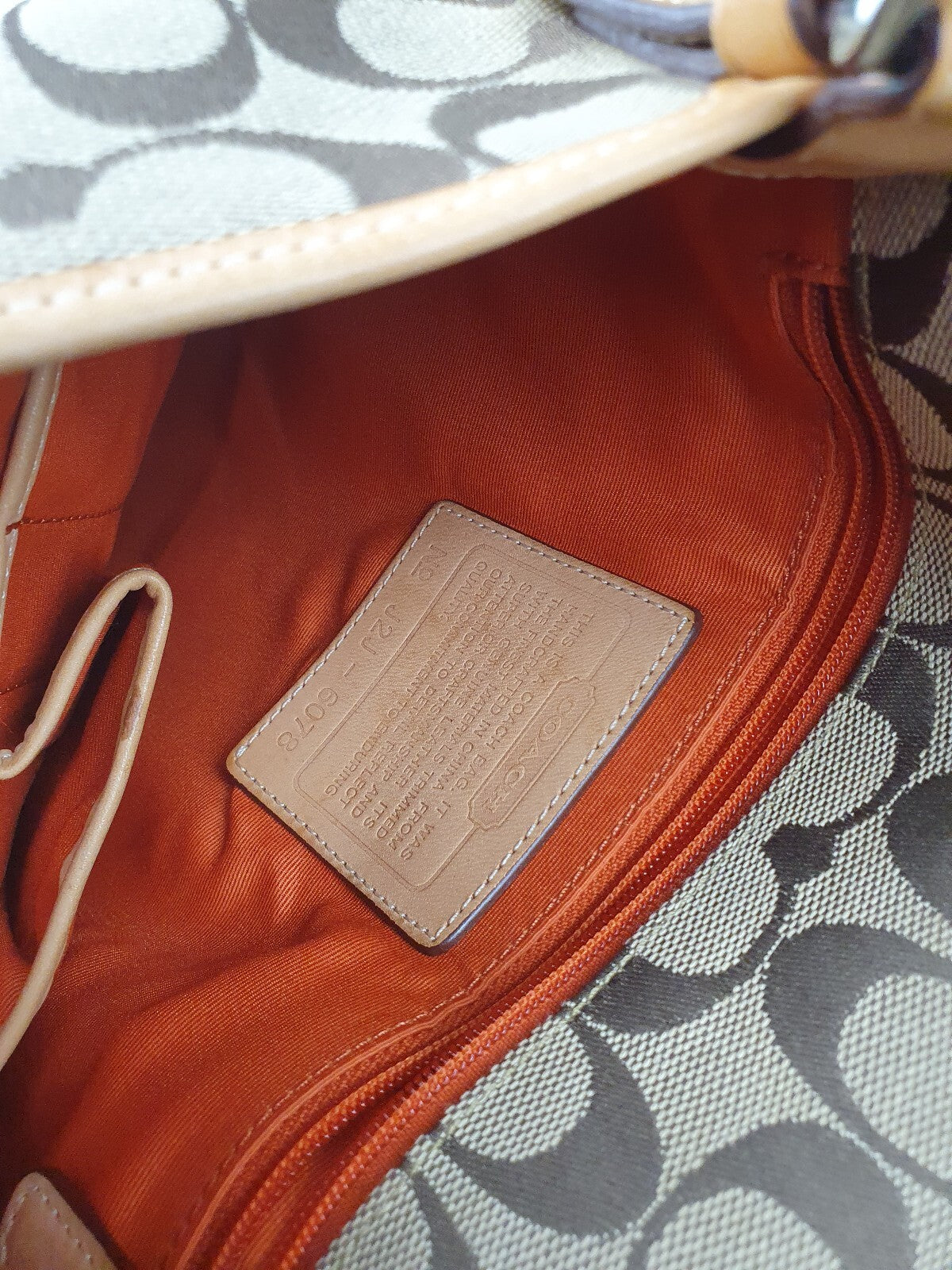 Coach Signature Canvas and Leather Crossbody Bag