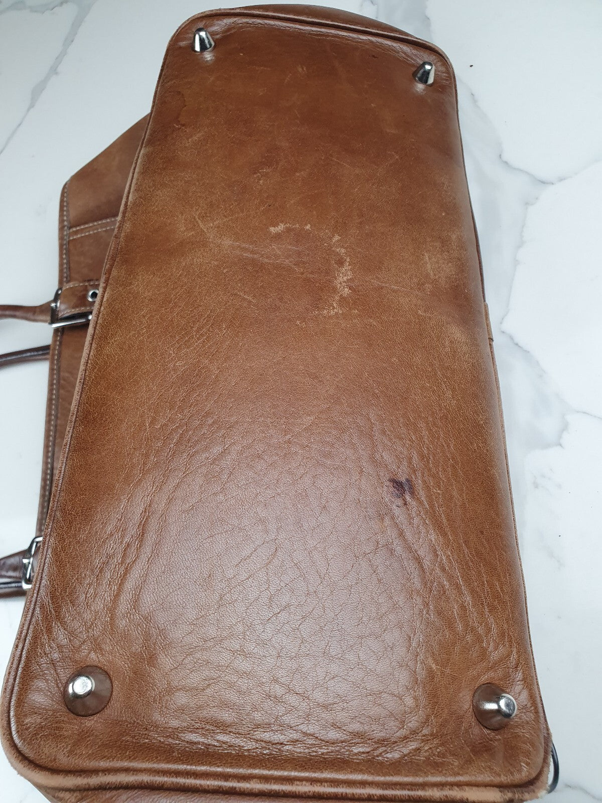 Vintage Coach Tan Leather Shoulder Bag