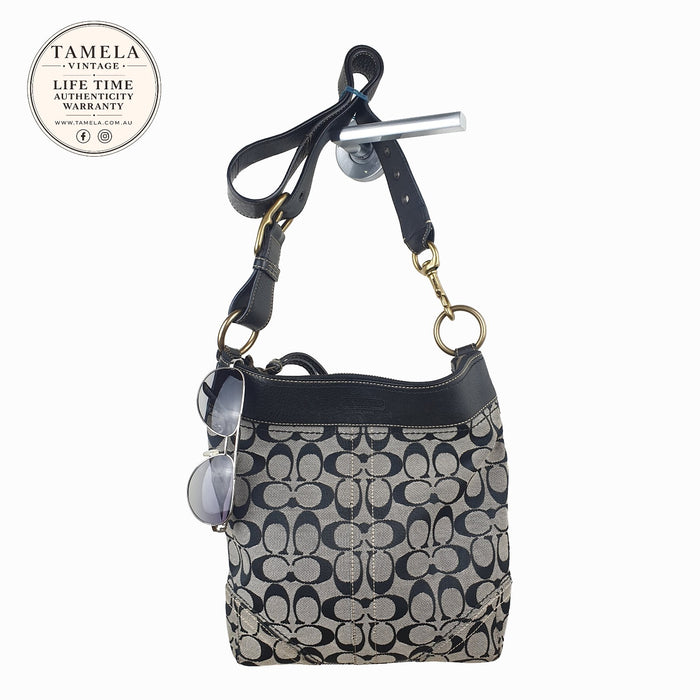 Coach Signature Canvas and Leather Crossbody Bag