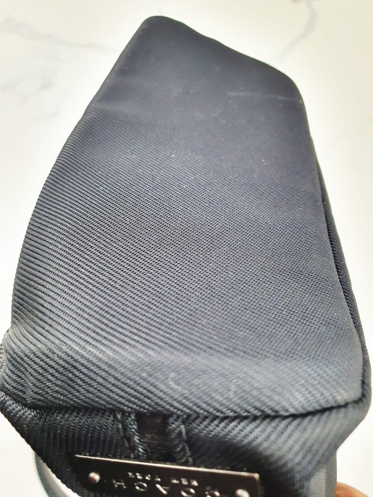 Coach Black Nylon and Leather Mini Tote Bag