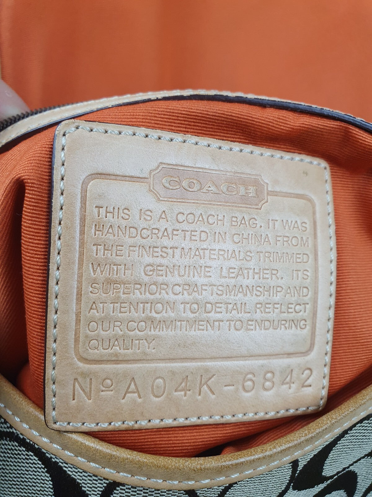 Coach Signature Canvas Crossbody Bag with Leather Trim