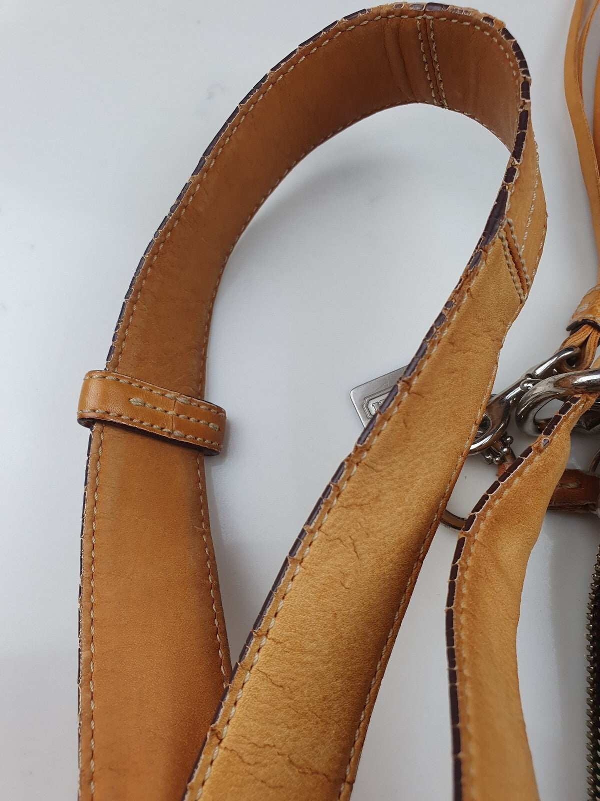 Coach Signature Canvas and Leather Shoulder Bag