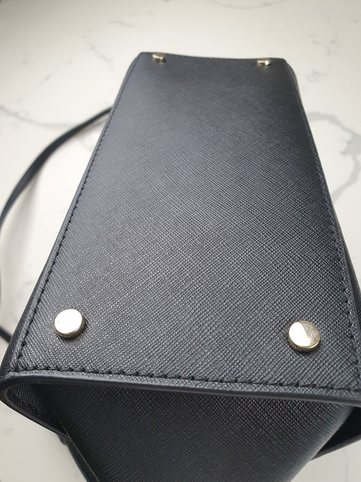 Kate Spade Black Saffiano Leather Satchel Bag