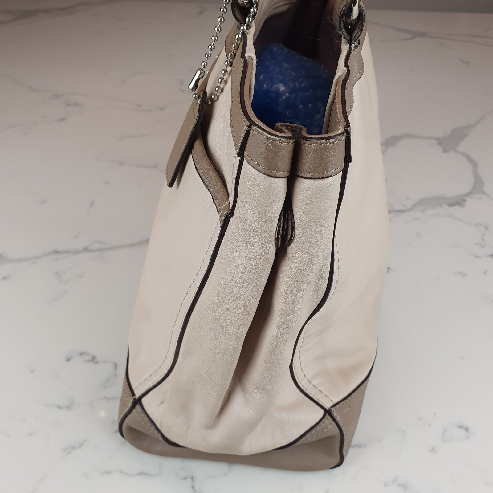 Authentic Coach Leather Carryall Tote Bag (F19728)