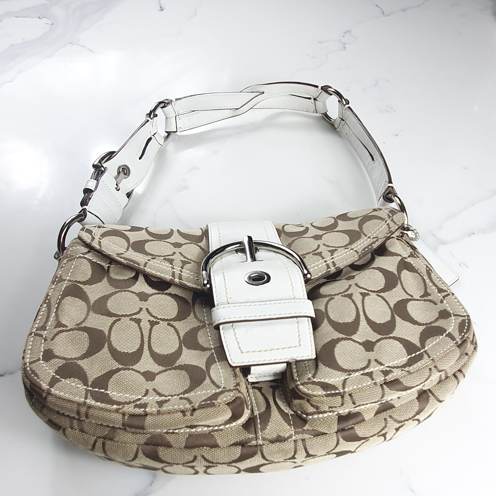 Authentic COACH Signature Soho 10604 Shoulder Bag