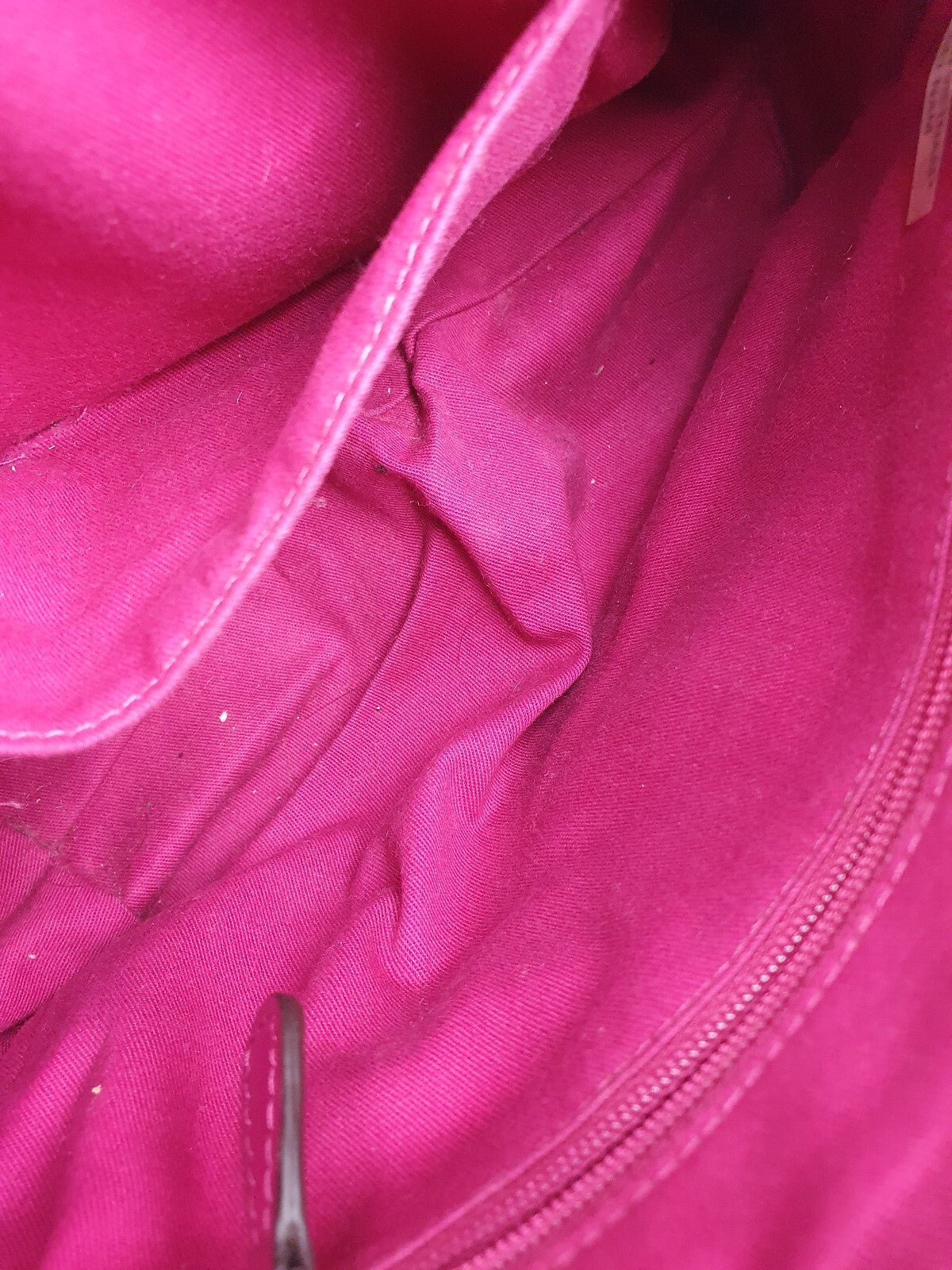 Coach Peyton Mini Bennet Fuschia Patent Leather Crossbody Satchel