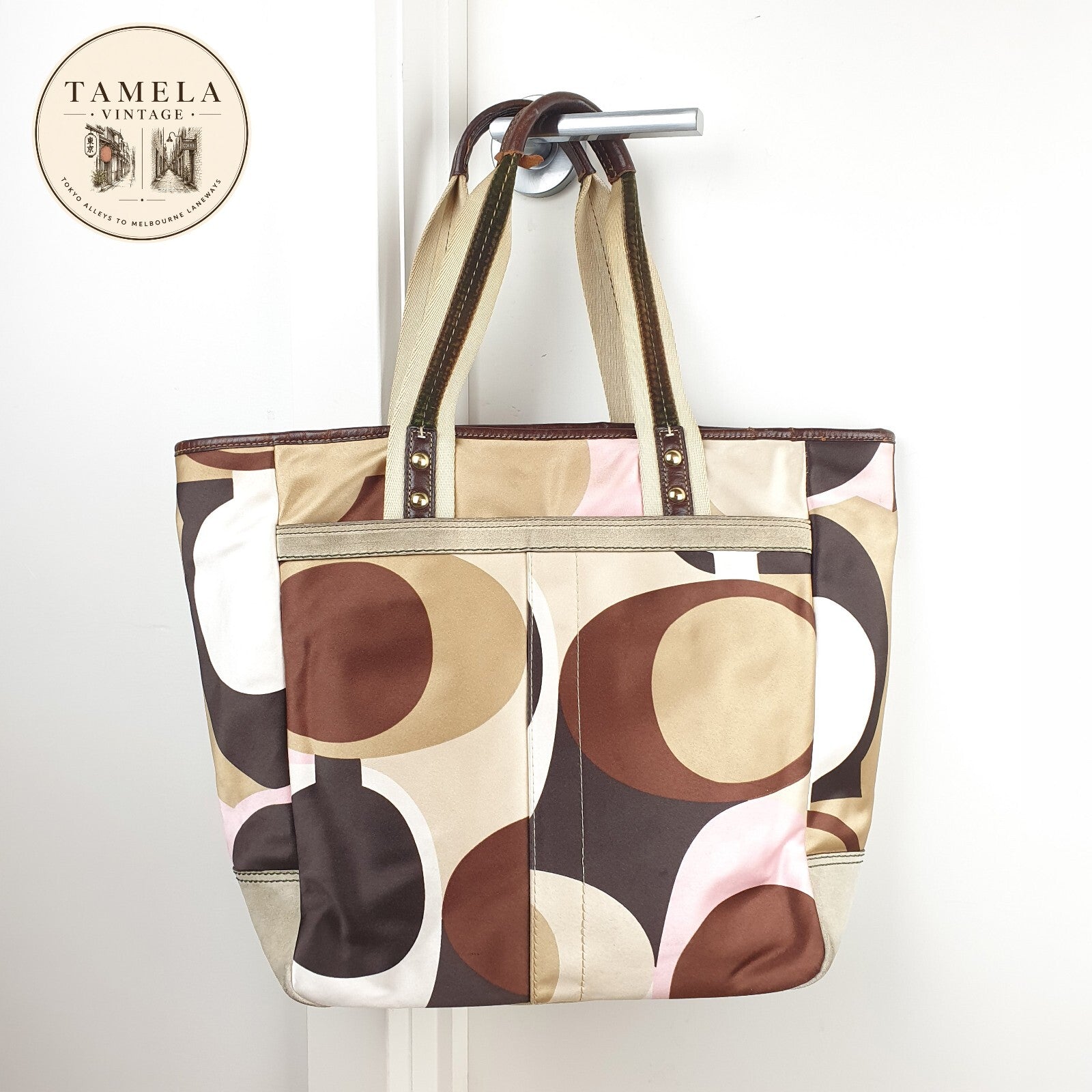 Coach Vintage Leatherware Multicolour Tote Bag