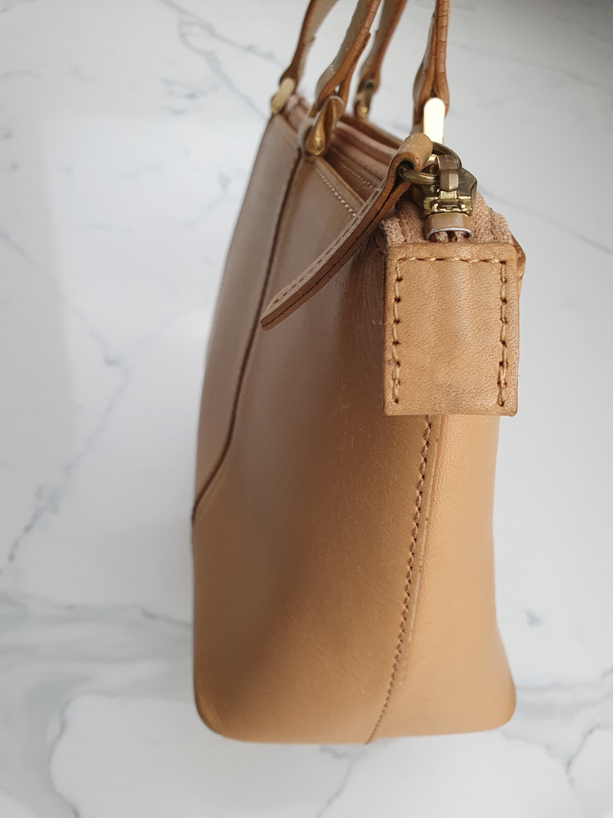 Burberry Brown Genuine Leather Handbag